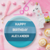 Happy Birthday Naam Sjabloon Papier Bord (Feest)