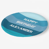 Happy Birthday Naam Sjabloon Papier Bord (Gekanteld)