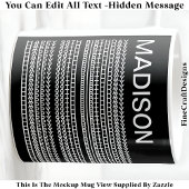 Happy Birthday & Name Hidden Message 093W Koffiemok