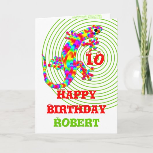 Happy Birthday Name Sjabloon (Voorkant)