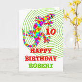 Happy Birthday Name Sjabloon (Gele Bloem)