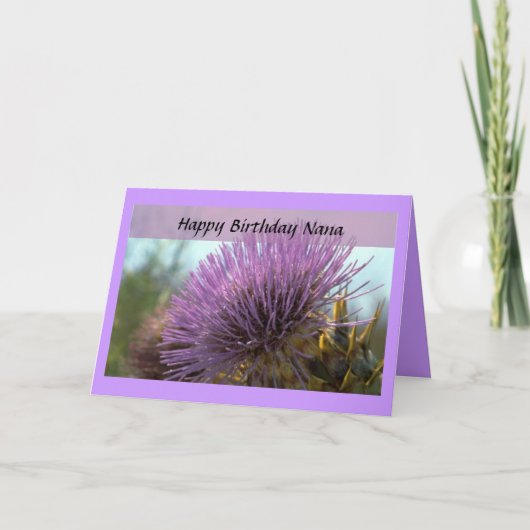 Happy Birthday Nana Kaart (Voorkant)
