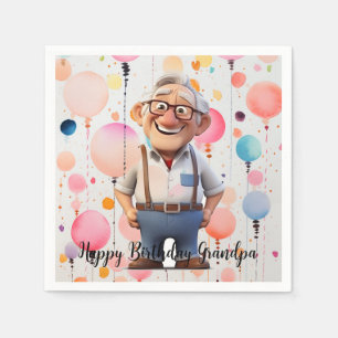 Happy Birthday Napkins Servet