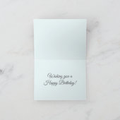 Happy Birthday Natuur Mountain Landscape Waterval Kaart (Binnen)