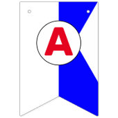 Happy Birthday Nautical Alphabet Bunting Flags Vlaggetjes (Derde vlag)