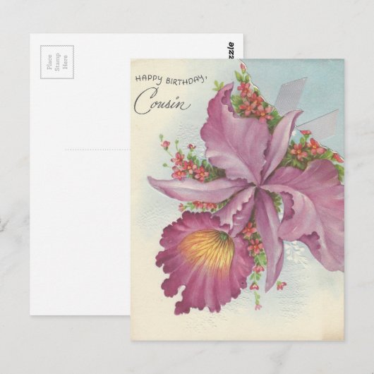  Happy Birthday-neef Briefkaart (Voorkant / Achterkant)