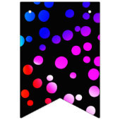 Happy Birthday Neon Sign. met Stippen Vlaggetjes (Eerste vlag)