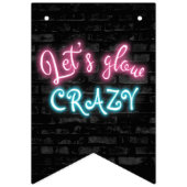 Happy Birthday Neon Sign op Brick Vlaggetjes (Eerste vlag)