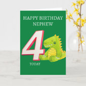 Happy Birthday Nephew - 4 Vandaag Kaart (Gele Bloem)