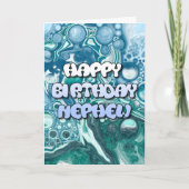 Happy Birthday Nephew | ABSTRACTE KAART (Voorkant)