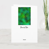 Happy Birthday Nephew | Groene bellen Kaart (Achterkant)