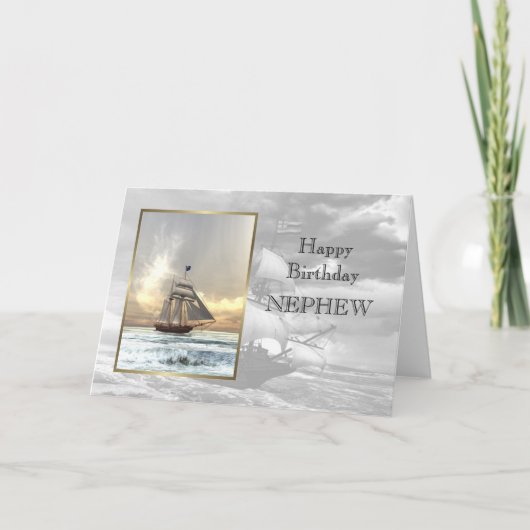 Happy Birthday Nephew Kaart (Voorkant)