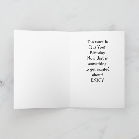 HAPPY BIRTHDAY "NEPHEW"-KAART KAART (Binnen)