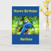 HAPPY BIRTHDAY "NEPHEW"-KAART KAART (Gele Bloem)