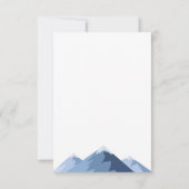 Happy Birthday Nephew Mountain WIlderness Kaart (Achterkant)