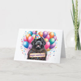 Happy Birthday Newfie Bedankkaart