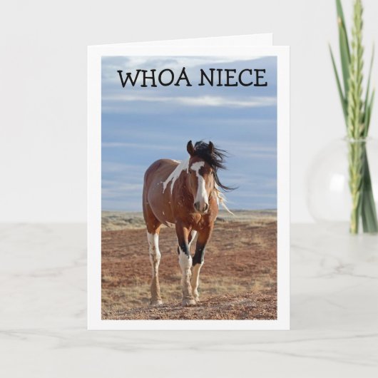 HAPPY BIRTHDAY "NIECE"-KAART KAART (Voorkant)