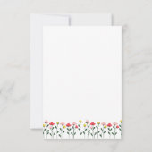 Happy Birthday Niece Minimalistisch Simplistic Kaa Bedankkaart (Achterkant)