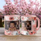 Happy Birthday Nieuwe Moeder Foto Schattige Roze B Mok