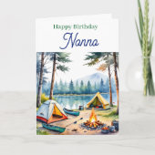 Happy Birthday Nonno | Campsite Poem Kaart (Voorkant)