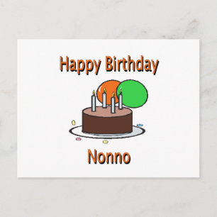 Happy Birthday Nonno Italiaanse opa Birthday Desi Briefkaart