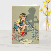 Happy Birthday Note Kaart (Gele Bloem)