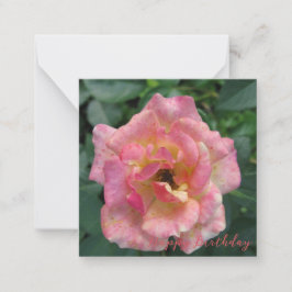 Happy Birthday Note Kaart Notitiekaartje