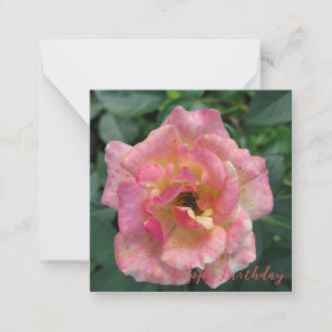 Happy Birthday Note Kaart Notitiekaartje