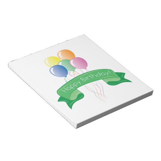 Happy Birthday Notitieblok (Schuin)