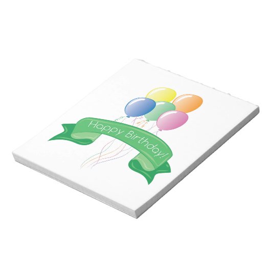 Happy Birthday Notitieblok (Linkerzijde)
