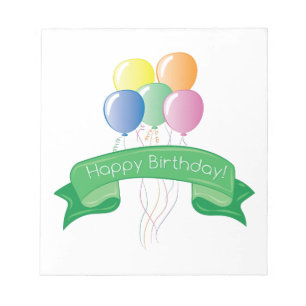 Happy Birthday Notitieblok