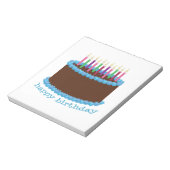 Happy Birthday Notitieblok (Linkerzijde)