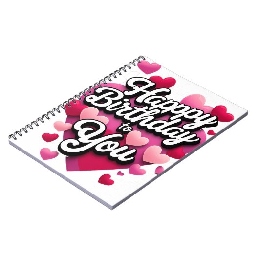 Happy Birthday Notitieboek (Linkerzijde)