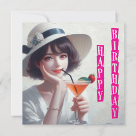 Happy Birthday Notitiekaartje