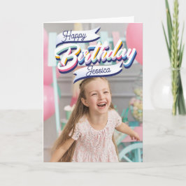 Happy Birthday Notitiekaartje