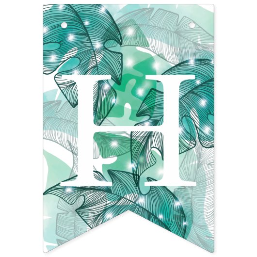 Happy Birthday Oerwoud Animals Vlaggetjes (Tweede vlag)