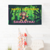 HAPPY BIRTHDAY oerwoud KINDER Banner (Insitu)