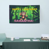 HAPPY BIRTHDAY oerwoud KINDER Banner (Beurs)