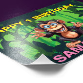 HAPPY BIRTHDAY OERWOUD KINDER FOTO AFDRUK (Hoek)