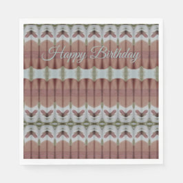 Happy Birthday of een andere gelegenheid Napkins Servet