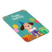 Happy birthday of the dog magneet (Rechterzijde)