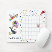 Happy Birthday Oktober 2022 Kalender Muismat (Met muis)