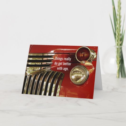 Happy Birthday ol' man! Kaart (Voorkant)