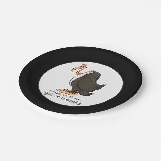 Happy Birthday old buzzard paper bord (Gekanteld)