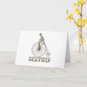 Happy Birthday Old Chap Kaart (Gele Bloem)