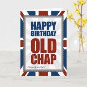 Happy Birthday Old Chap Kaart (Gele Bloem)