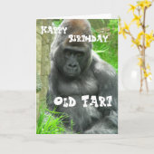 Happy Birthday Old Fart Kaart (Gele Bloem)