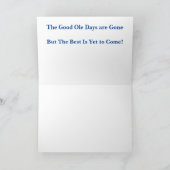 Happy Birthday Old Timer Kaart (Binnen)