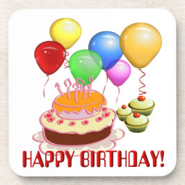 Happy Birthday ~ Onderzetter set