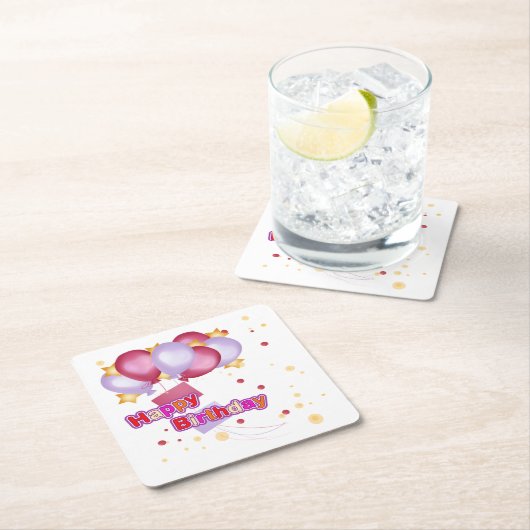 Happy Birthday Onderzetters (Insitu)